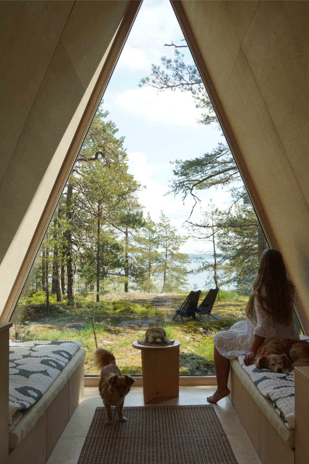 Erika Katainen in Nolla Cabins