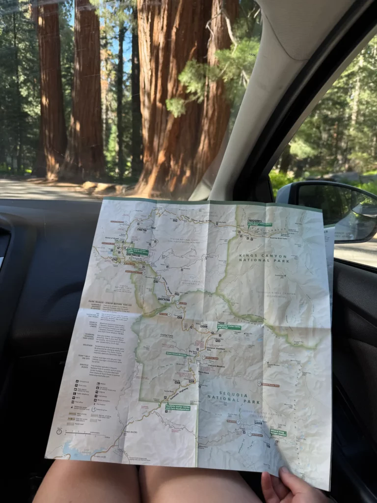 Map of Sequoia National Park by Erika Katainen